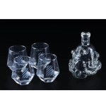 Fallout carafe avec 4 verres T-51
