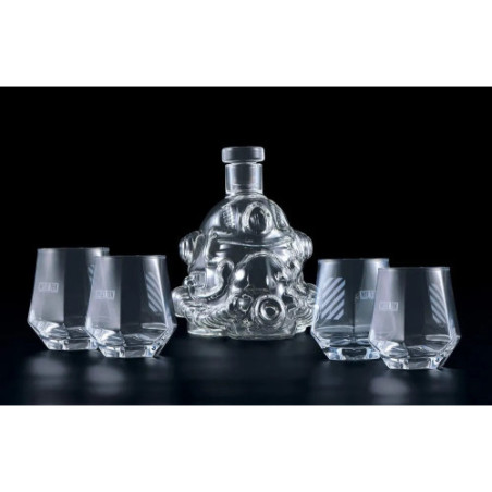 Fallout carafe avec 4 verres T-51