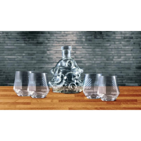 Fallout carafe avec 4 verres T-51