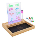 Enhance Tabletop Tableau d'écriture LED & Piste à dés Clair