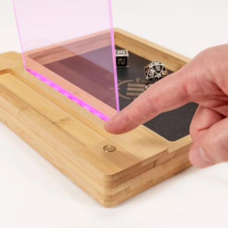 Enhance Tabletop Tableau d'écriture LED & Piste à dés Clair