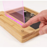 Enhance Tabletop Tableau d'écriture LED & Piste à dés Clair