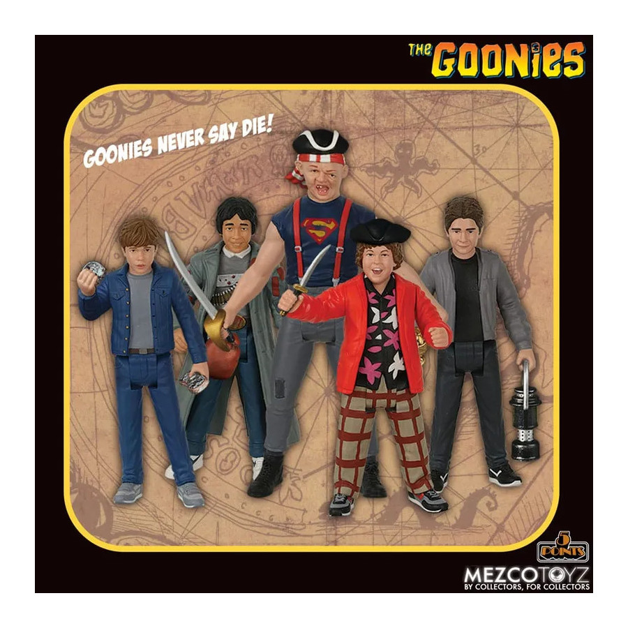 The Goonies 5 Points Pack 5 Fig 9,5cm