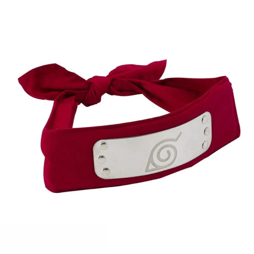 NARUTO SHIPPUDEN - Bandeau - Konoha Rouge - Taille adulte