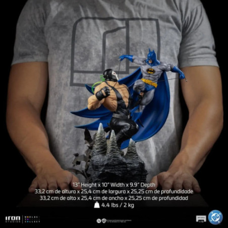 DC Comics diorama 1/10 Batman vs Bane 33 cm