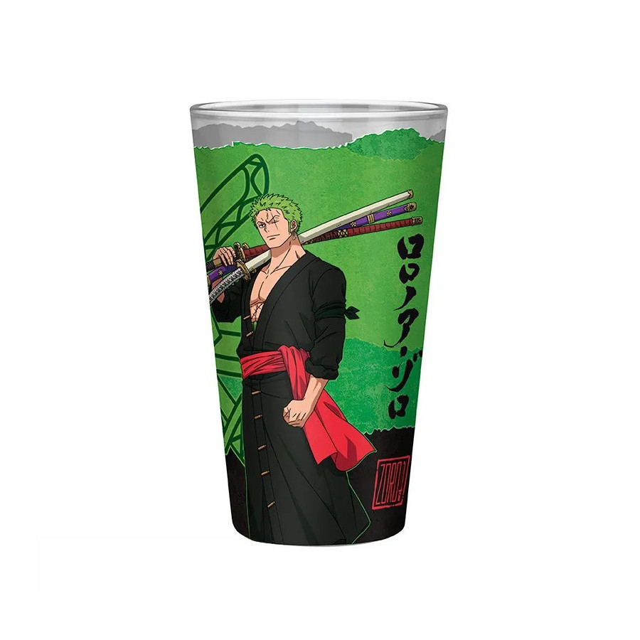 ONE PIECE - Verre XXL - 400 ml - Zoro - boîte