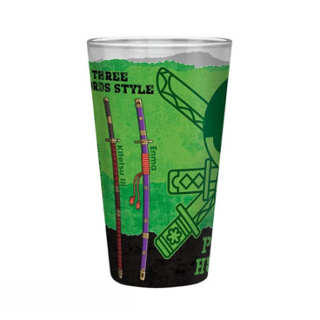 ONE PIECE - Verre XXL - 400 ml - Zoro - boîte