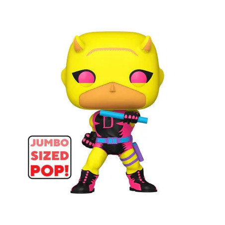 MARVEL - POP Jumbo N° 1358 - Daredevil (YLW/RD) (BLKLT)