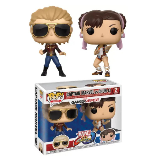 MARVEL Vs CAPCOM - POP 2-Pack - Captain Marvel Vs Chun-Li