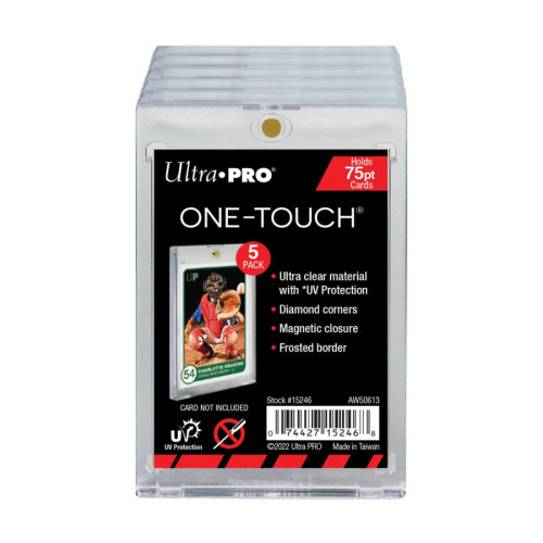 Ultrapro One Touch Protection Magnetique 75PT 5pcs