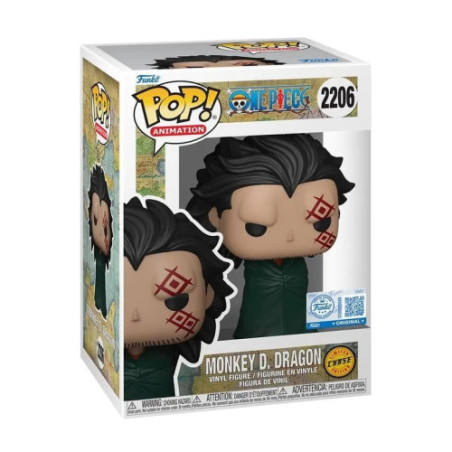 ONE PIECE - POP Animation N° 2206 - Monkey D. Dragon With Chase