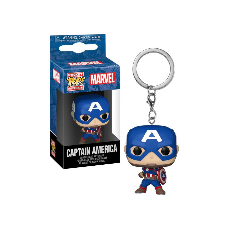 MARVEL NEW CLASSICS - Pocket Pop Keychains - Captain America