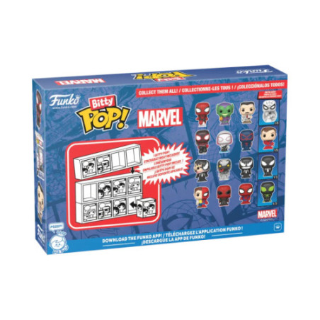 SPIDER-MAN - Bitty Pop 4 Pack 2.5cm - Miles Morales