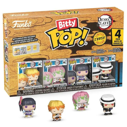 DEMON SLAYER - Bitty Pop 4 Pack 2.5cm - Zenitsu