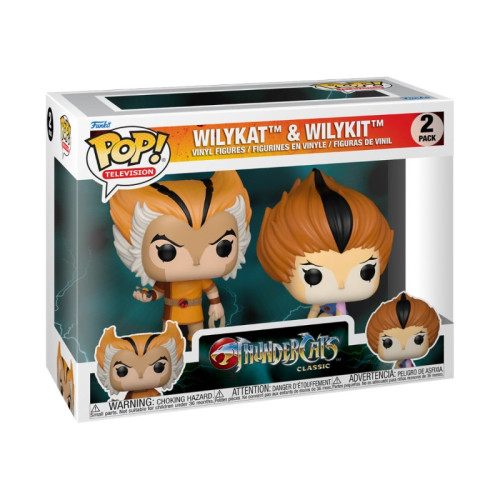 Thundercats Pop 2-Pack Wilykat & Wilykit