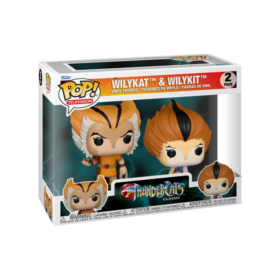 Thundercats Pop 2-Pack Wilykat & Wilykit