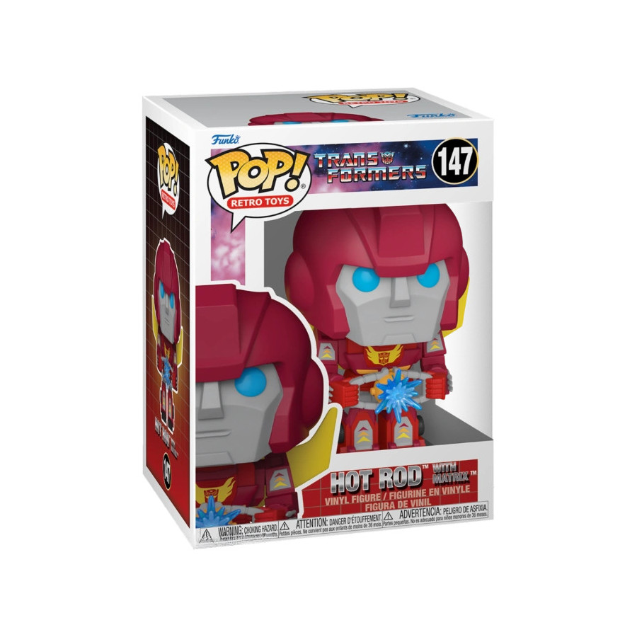 Transformers Pop S4 Hot Rod W/Matrix