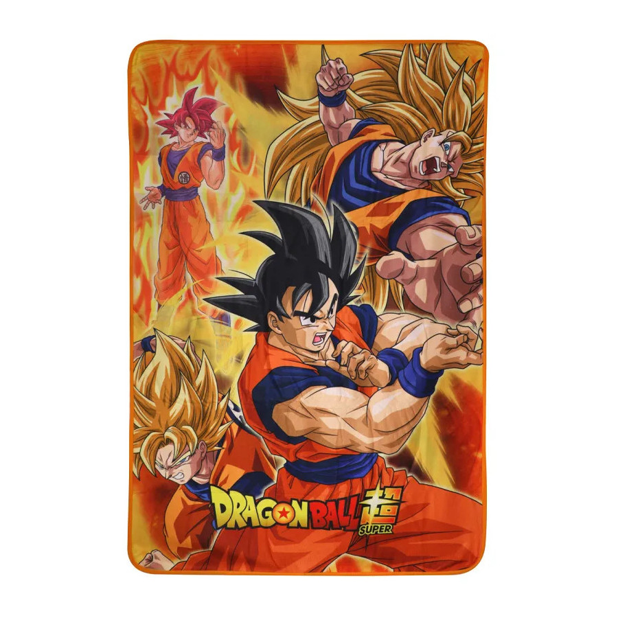 DBZ Dragon Ball Z Couverture Polaire 100X150cm Battle Of Gods Goku State
