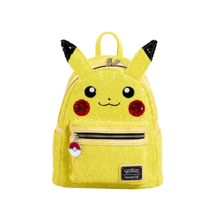 Pokemon Loungefly Mini Sac A Dos Sequin Pikachu Cosplay