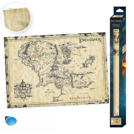 LORD OF THE RINGS - Poster parchemin - La Terre du Milieu