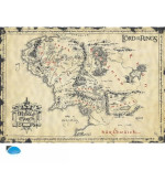 LORD OF THE RINGS - Poster parchemin - La Terre du Milieu