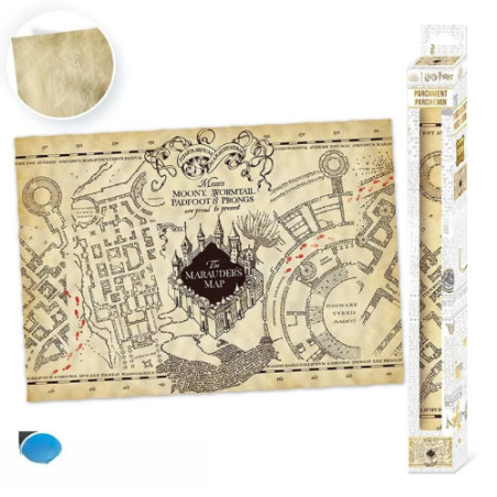 HARRY POTTER - Poster parchemin - Carte du Maraudeur