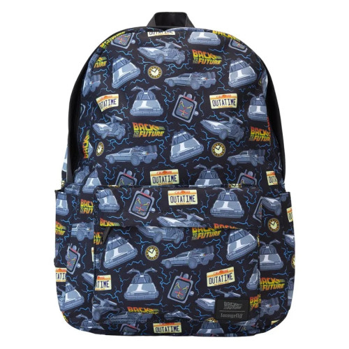 Retour Vers Le Futur Loungefly Sac A Dos Nylon Full Size 40Th Anniv