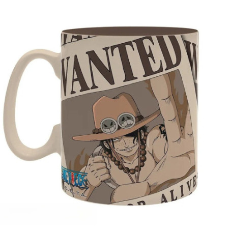 ONE PIECE - Mug - 460 ml - Wanted Ace - boîte carton
