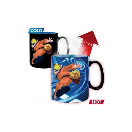NARUTO - Mug Heat Change - 460 ml - Naruto & Sasuke - carton