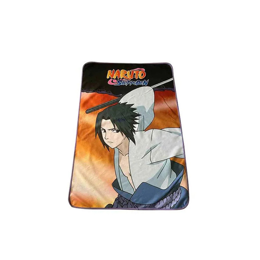 Naruto Couverture Polaire 100X150cm Sasuke