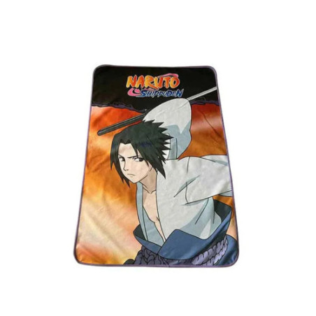 Naruto Couverture Polaire 100X150cm Sasuke