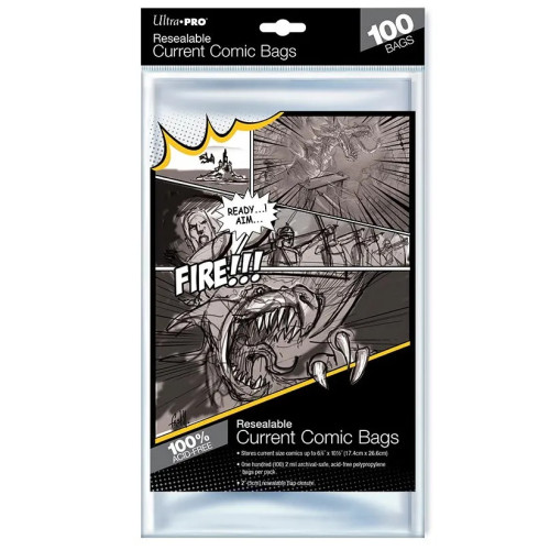 Comics Bags Current refermable pack de 100