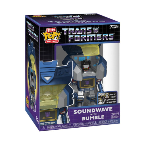 Transformers Bitty Pop Bitty Bots Soundwave