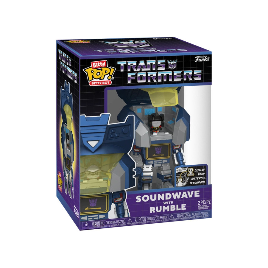 Transformers Bitty Pop Bitty Bots Soundwave