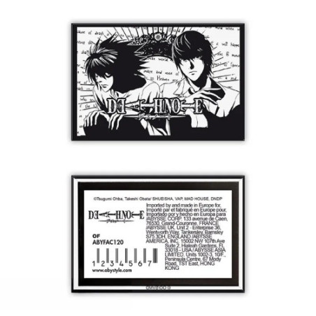 DEATH NOTE - Aimant Standard - L & Light