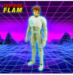 Capitaine Flam Figurine Curtis Newton 23cm Boite FR