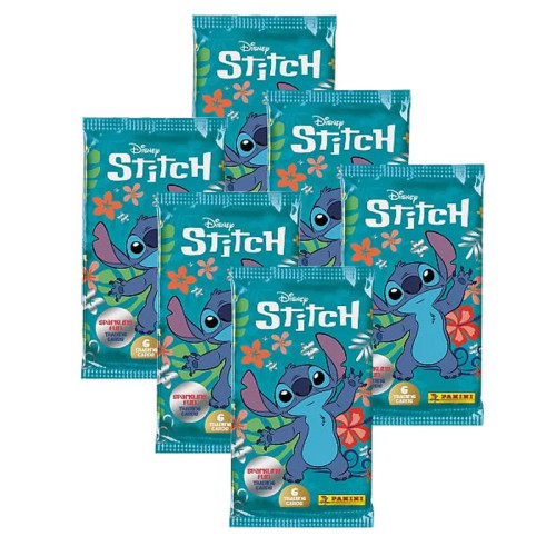 Disney Panini TC Stitch Blister 6 Pochettes + 1 Carte Ed Limit�e