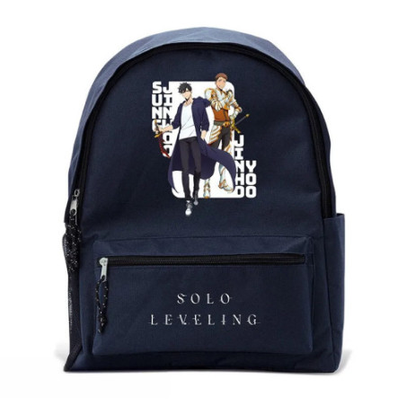 SOLO LEVELING - Sac à dos bleu - "Jinwoo & Jinho"