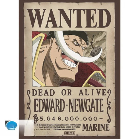ONE PIECE - Set 2 Posters Chibi 52x38 - Wanted Roger & Whitebeard