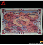 Dreamland Map En Tissu
