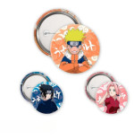 NARUTO - Pack de Badges - Naruto, Sasuke, Sakura