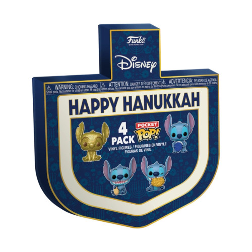 Disney Set de 4 Pocket Pop Stitch Holiday Stitch Box