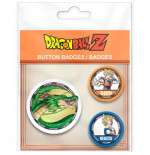 DRAGON BALL - Pack de Badges - DBZ/Goku, Vegeta & Shenron