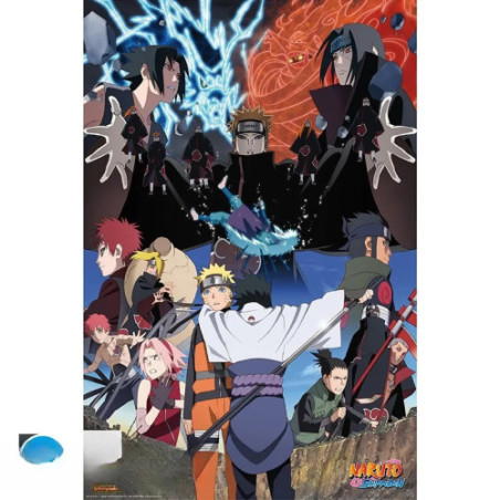 NARUTO SHIPPUDEN - Poster Maxi 91,5x61 - Rivaux