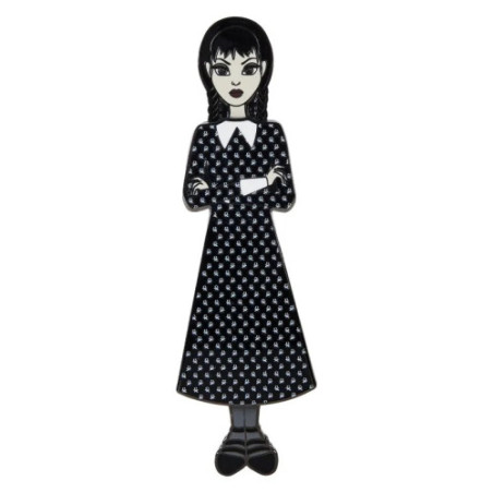 Wednesday Loungefly Paper Doll Pin Wednesday Addams