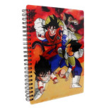 DBZ Dragon Ball Cahier Spirale 3D 30X21Cm Goku Vs Vegeta