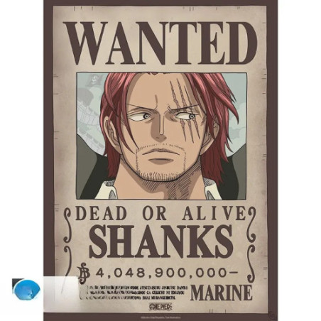 ONE PIECE - Set 2 Posters Chibi 52x38 - Wanted Shanks & Blackbeard