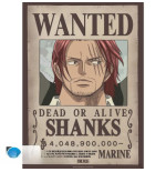 ONE PIECE - Set 2 Posters Chibi 52x38 - Wanted Shanks & Blackbeard