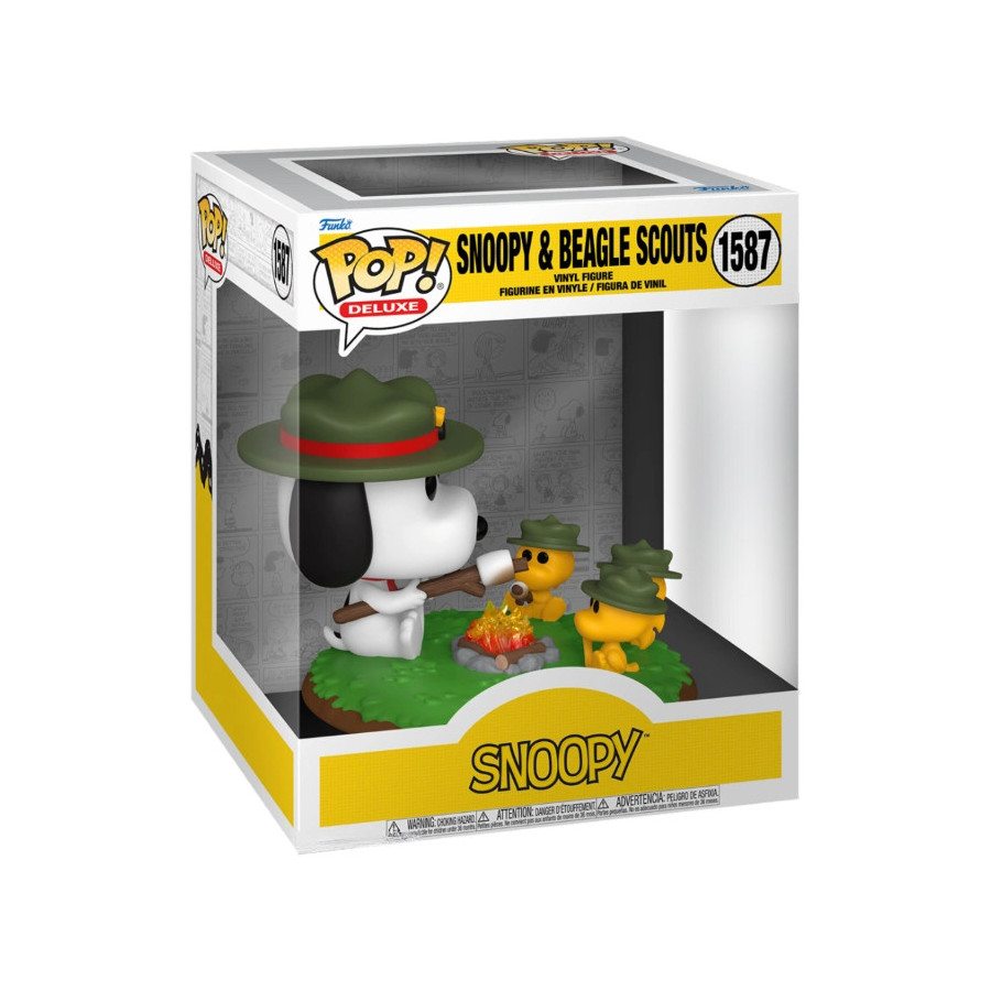 Snoopy Peanuts Pop Deluxe Snoopy & Beagle Scouts Camping