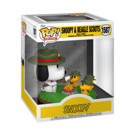 Snoopy Peanuts Pop Deluxe Snoopy & Beagle Scouts Camping